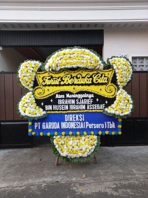 Papan Bunga Duka di Cipamekar